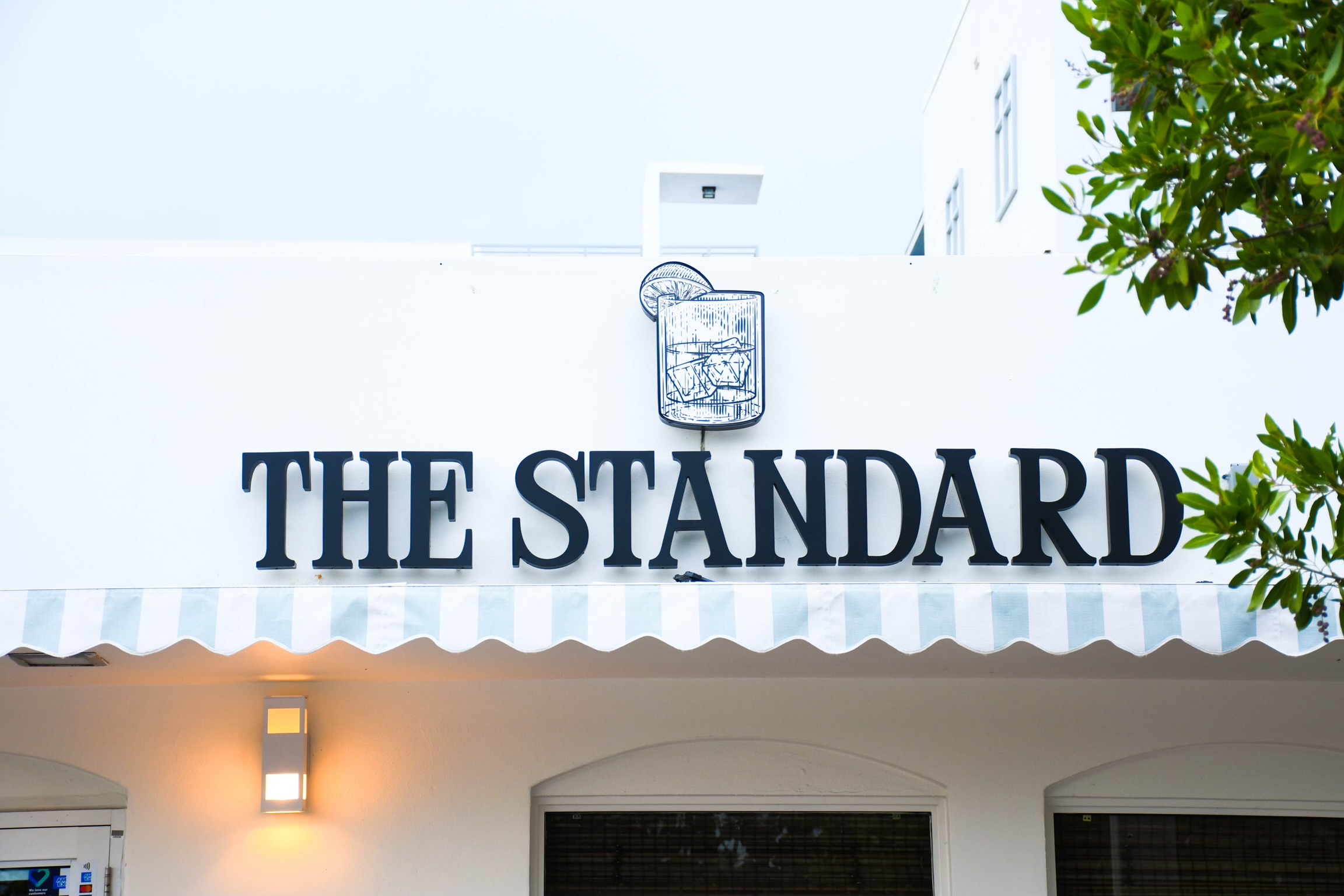The Standard Delray Beach storefront sign