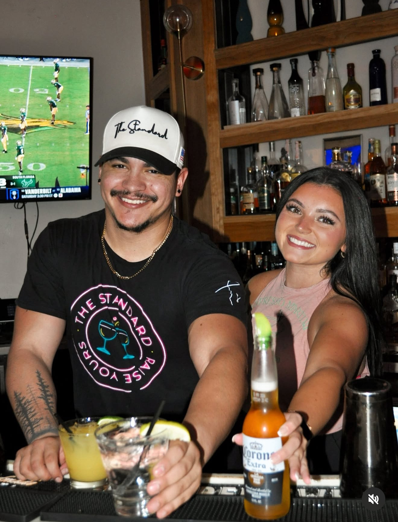 Staff at The Standard bar